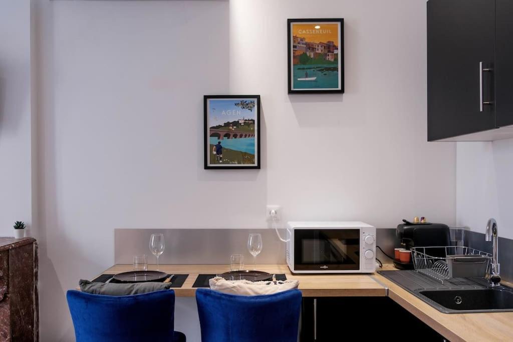 Spacieux Studio Renove Daire Villeneuve-sur-Lot Dış mekan fotoğraf
